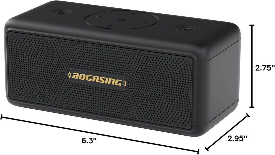 BOGASING Altavoces Bluetooth, altavoz inalámbrico portátil M5 con s...