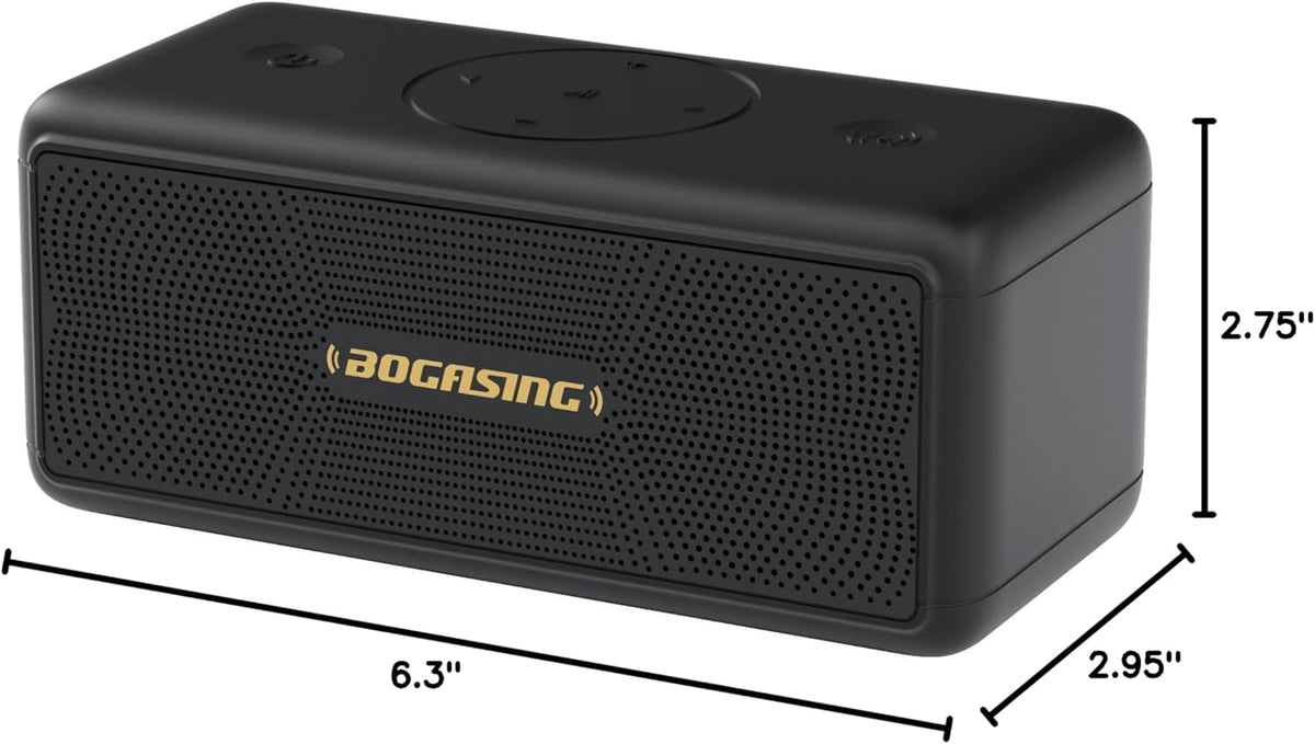 BOGASING Altavoces Bluetooth, altavoz inalámbrico portátil M5 con s...