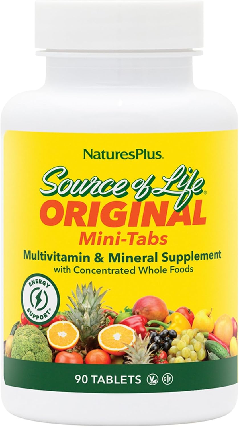 NaturesPlus Source of Life - 90 mini tabletas - Suplemento multivit...