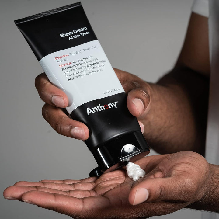 Anthony Crema de afeitar para hombre para pieles sensibles: extract...