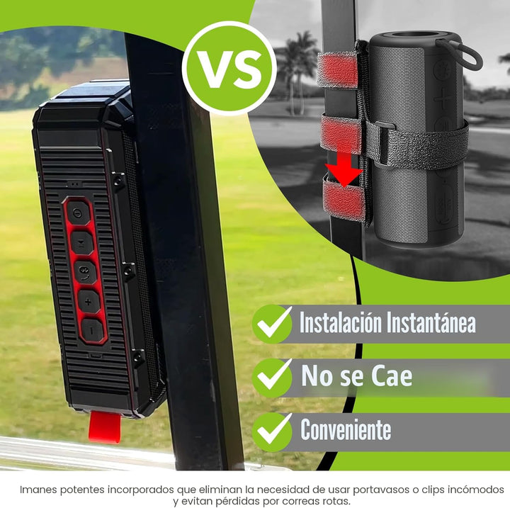 Altavoz de golf Bluetooth magnético portátil profesional inalámbric...