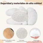YOUBLEK Animales de peluche con peso, gato calicó