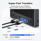 UGREEN NAS DXP4800 NAS de escritorio de 4 bahías, CPU Intel N100 de...