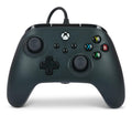 Controlador con Cable PowerA para Xbox Series X|S - Negro, gamepad, controlador de videojuegos con cable, controlador para juegos, funciona con Xbox One y Windows 10/11