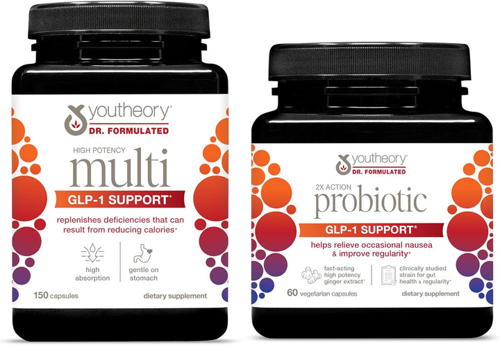 Youtheory Soporte multiGLP-1 de alta potencia (150 cápsulas vegetal...