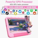 Tableta para niños de 10 pulgadas Android 15 para niños de 14 (6+8)...