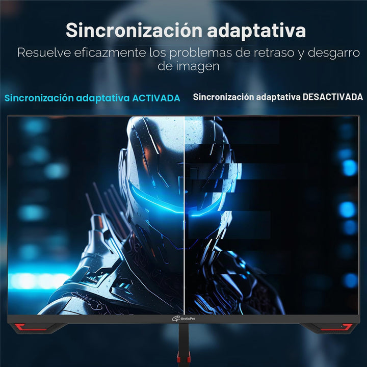 ArcticPro - Monitor de juegos de 24 pulgadas 200Hz 180Hz, FHD 1080p...