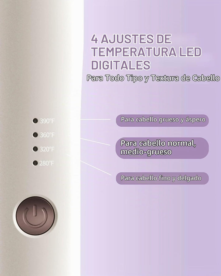 TSUYAGLA Plancha alisadora de pelo 2 en 1 de doble voltaje, plancha...