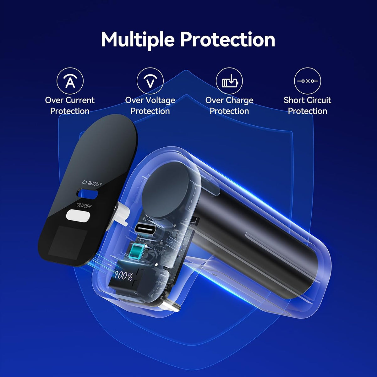Cargador para controlador PS5, paquete de baterías para PlayStation DualSense y Edge