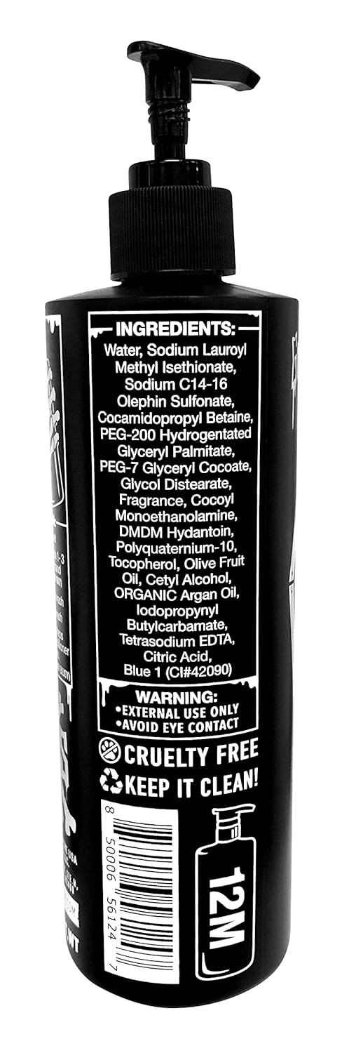 Grave antes del afeitado Lavado de barba 16 oz. bomba superior