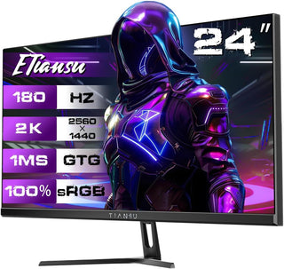 ETiansu Monitor de juegos 2K 1440p de 24 pulgadas, QHD (2560 x 1440...