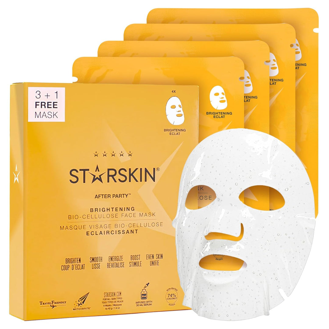 STARSKIN After Party - Mascarilla iluminadora de biocelulosa para t...