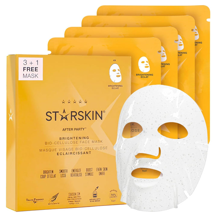 STARSKIN After Party - Mascarilla iluminadora de biocelulosa para t...