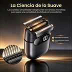 Maquinilla de afeitar eléctrica para hombres, afeitadora de aluminio y