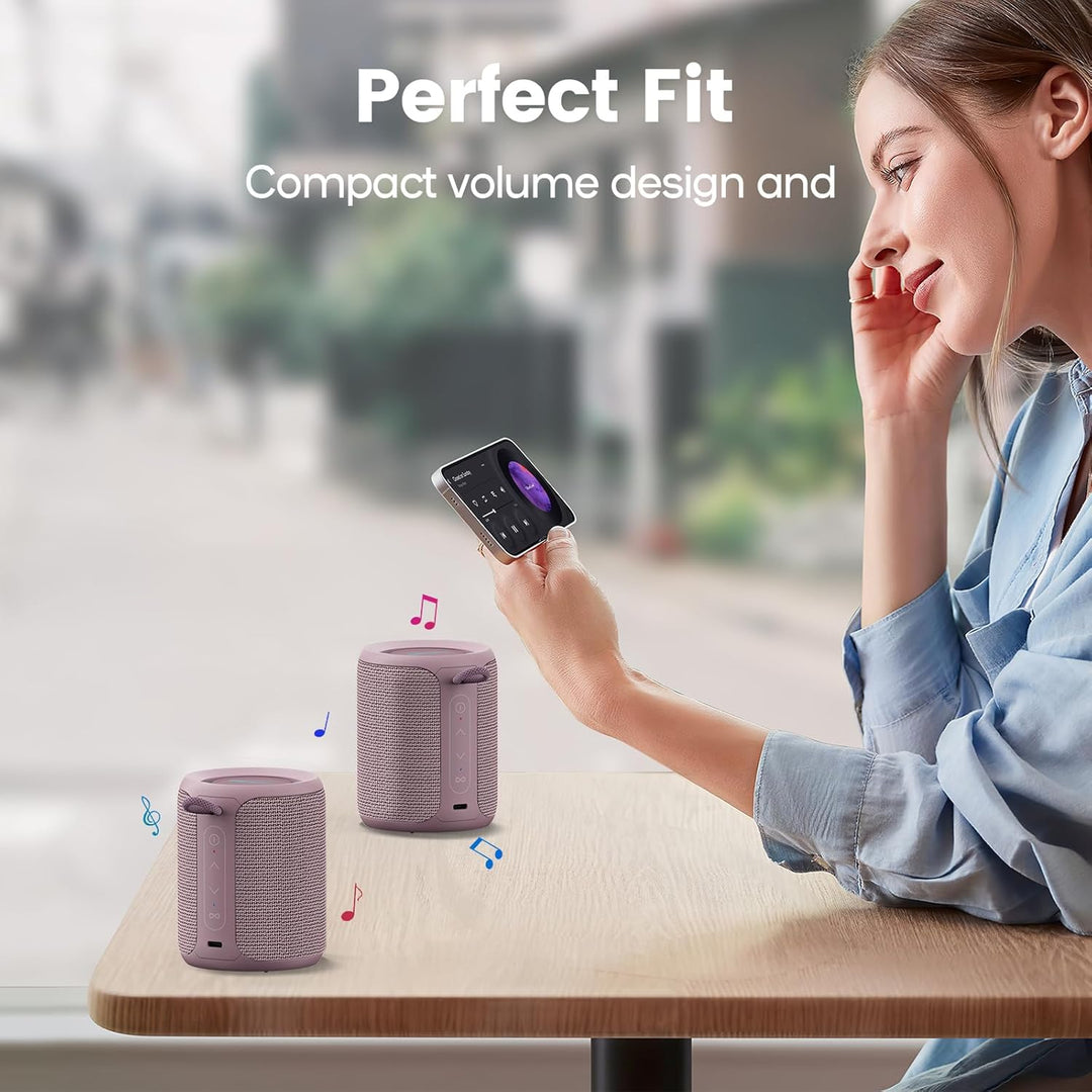 Altavoz Bluetooth inalámbrico, IP67 impermeable y a prueba de polvo...