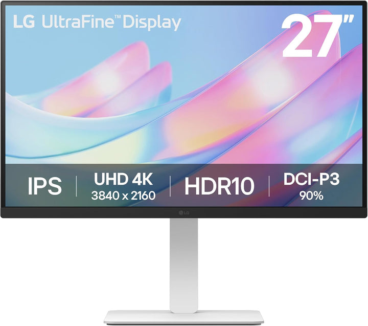 LG 27US550-W Monitor de computadora IPS ultrafino 4K UHD (3840 x 21...
