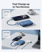 Belkin - Cargador portátil, batería de potencia USB-C delgada de 10...