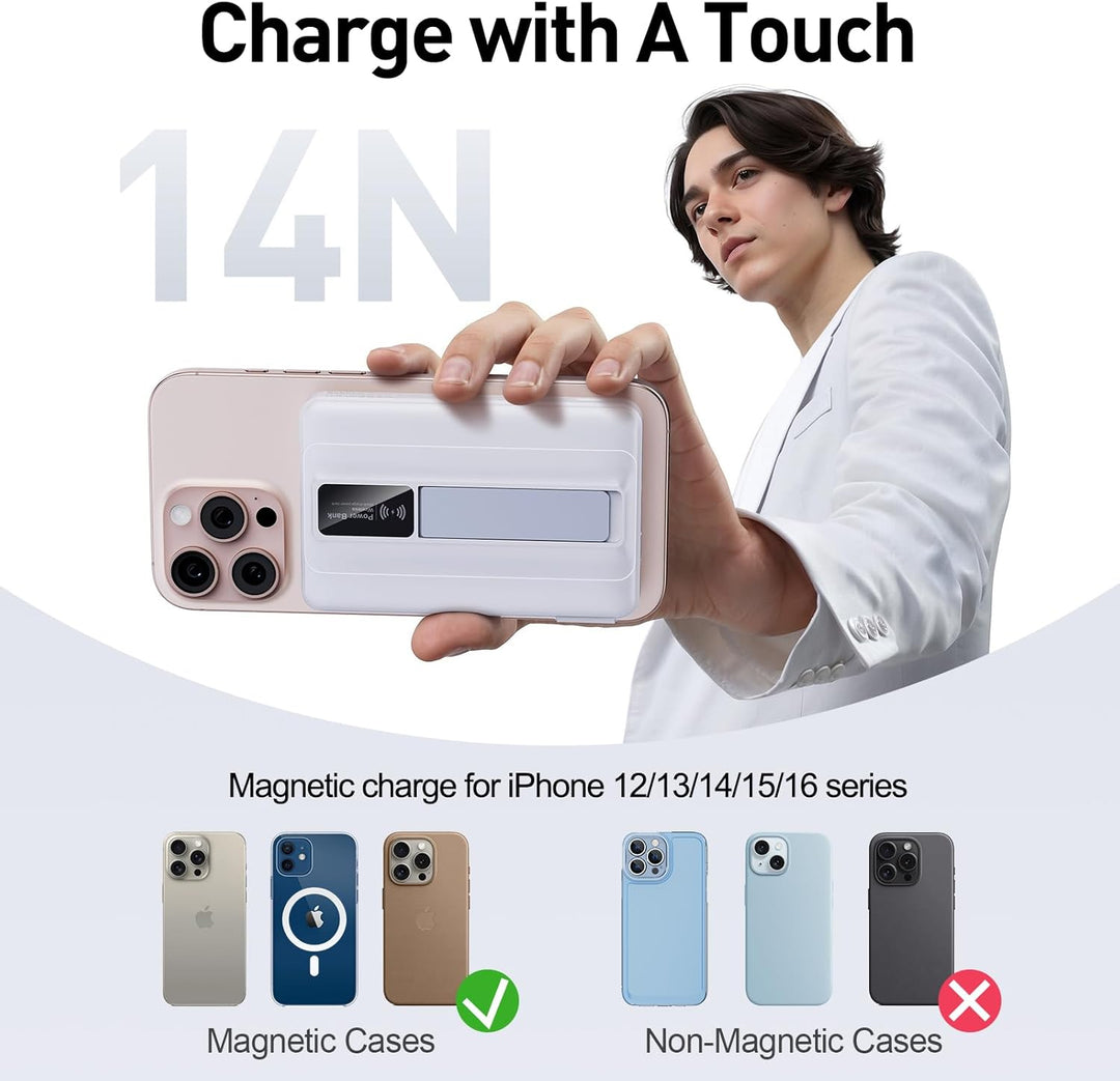 Cargador portátil inalámbrico magnético 2026 \u2013 10000mAh 22.5W...