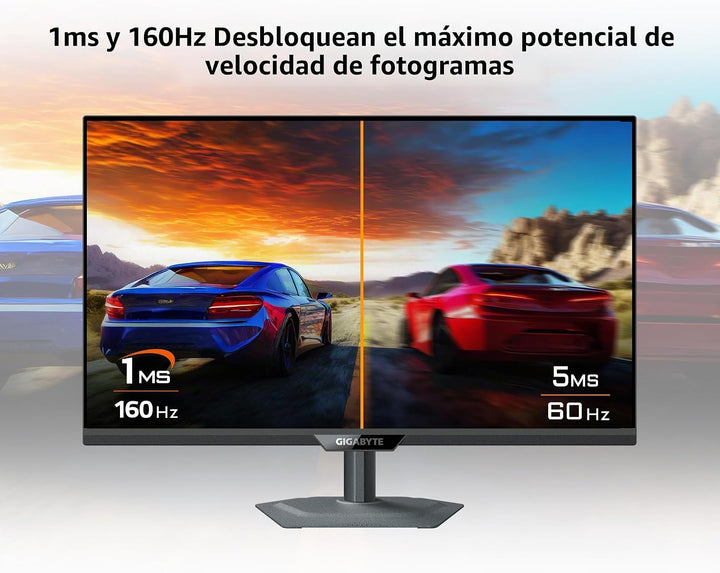 GIGABYTE - G27U - Monitor de juegos de modo dual SS IPS de 27"...