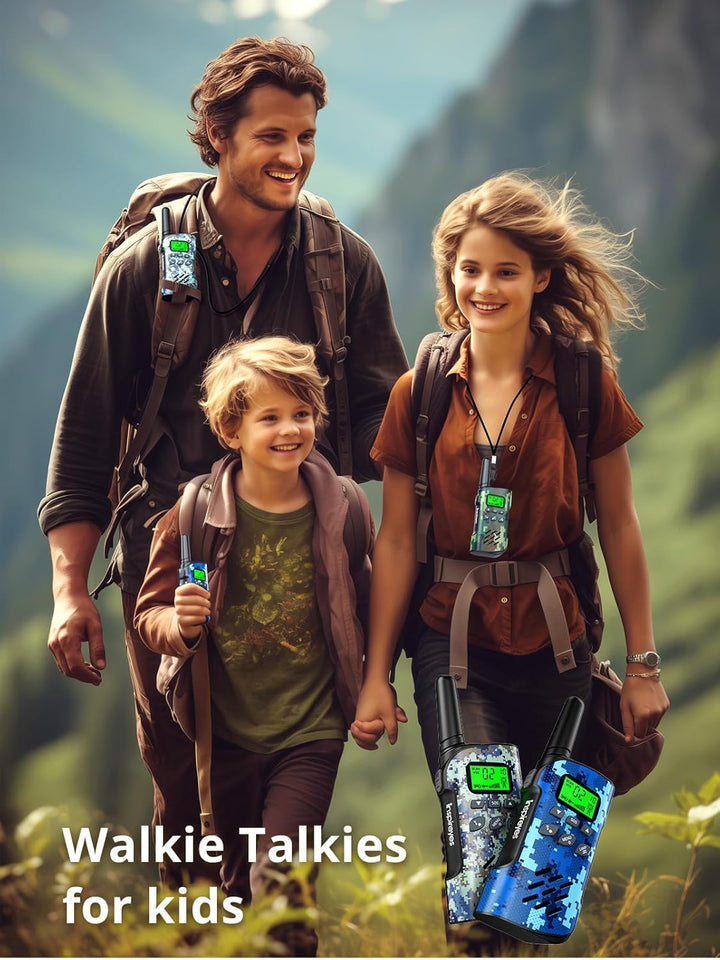Inspireyes Walkie Talkies para niños recargables, juguetes para niñ...