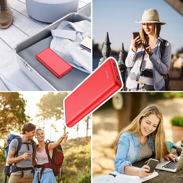 Cargador portátil de 26800 mAh, batería externa para teléfono celul...
