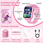 Smart Watch para Kids Girls Gift Age 3-12 con 39 Games Alarm Clock Camera