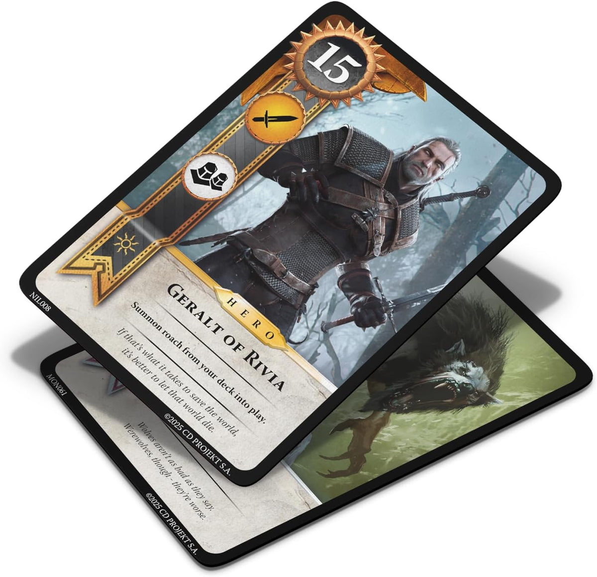 Gwent - Versión oficial con licencia | Juego completo | Juego de estrategia de construcción de mazos competitivo | Batallador de cartas de fantasía del popular videojuego | Naipes tácticos | A partir de 12 años | 1-5 jugadores | 20 min