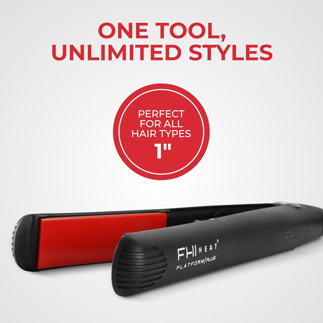 FHI Heat Platform Plus Curve Pro - Plancha de pelo de 1 pulgada \u2...