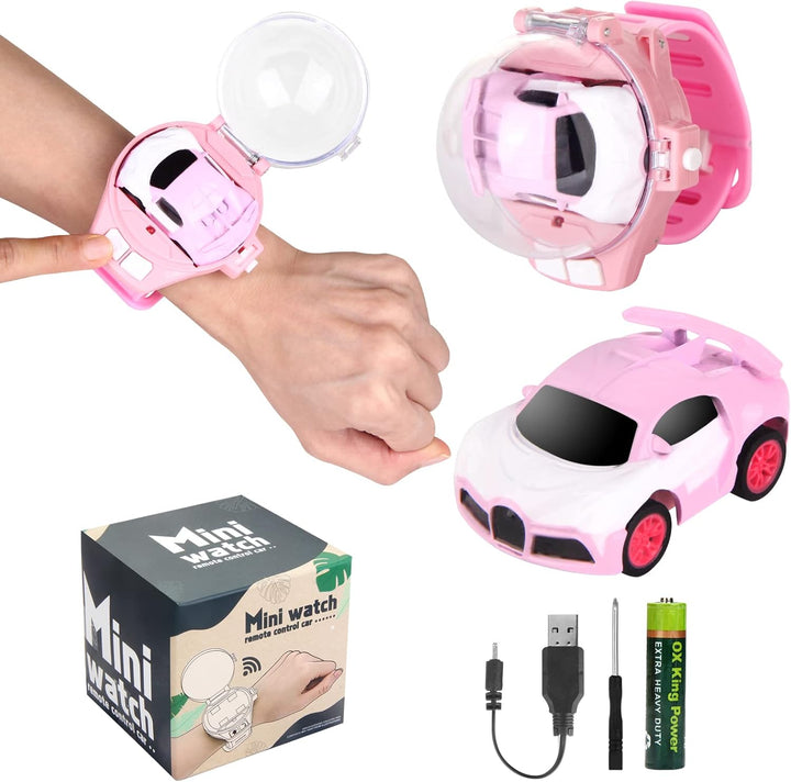 2023 Juguete de reloj con automóvil a control remoto con luz LED, r...