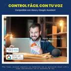 E12 Smart Bulbs 60W Funcionan con Alexa/Google Home, Pack de 3
