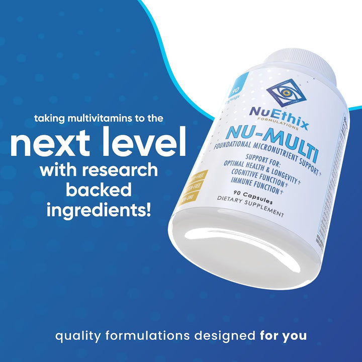 NuEthix Formulations Nu-Multi Suplemento dietético de apoyo de micr...