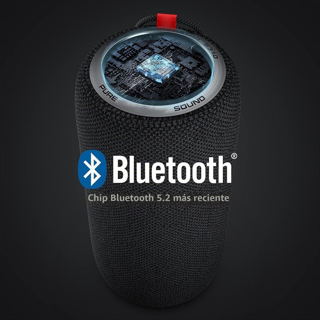 Oraolo Altavoz Bluetooth S310 mejorado, altavoz portátil de 30 W, sonido estéreo de 360° con graves intensos, emparejamiento TWS, IPX6 impermeable, Bluetooth 5.2, tiempo de reproducción de 24 horas