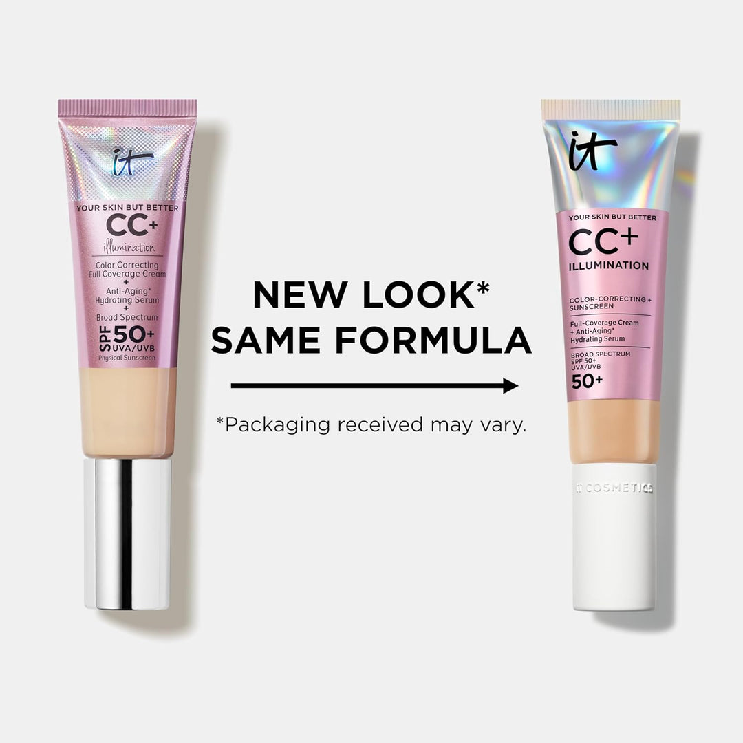 IT Cosmetics CC+ Cream Illumination - Base radiante de cobertura co...