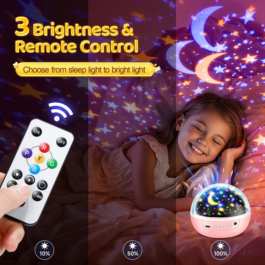 COOLNIGHT Proyector de Luz Nocturna de Unicornio con Estrellas para...