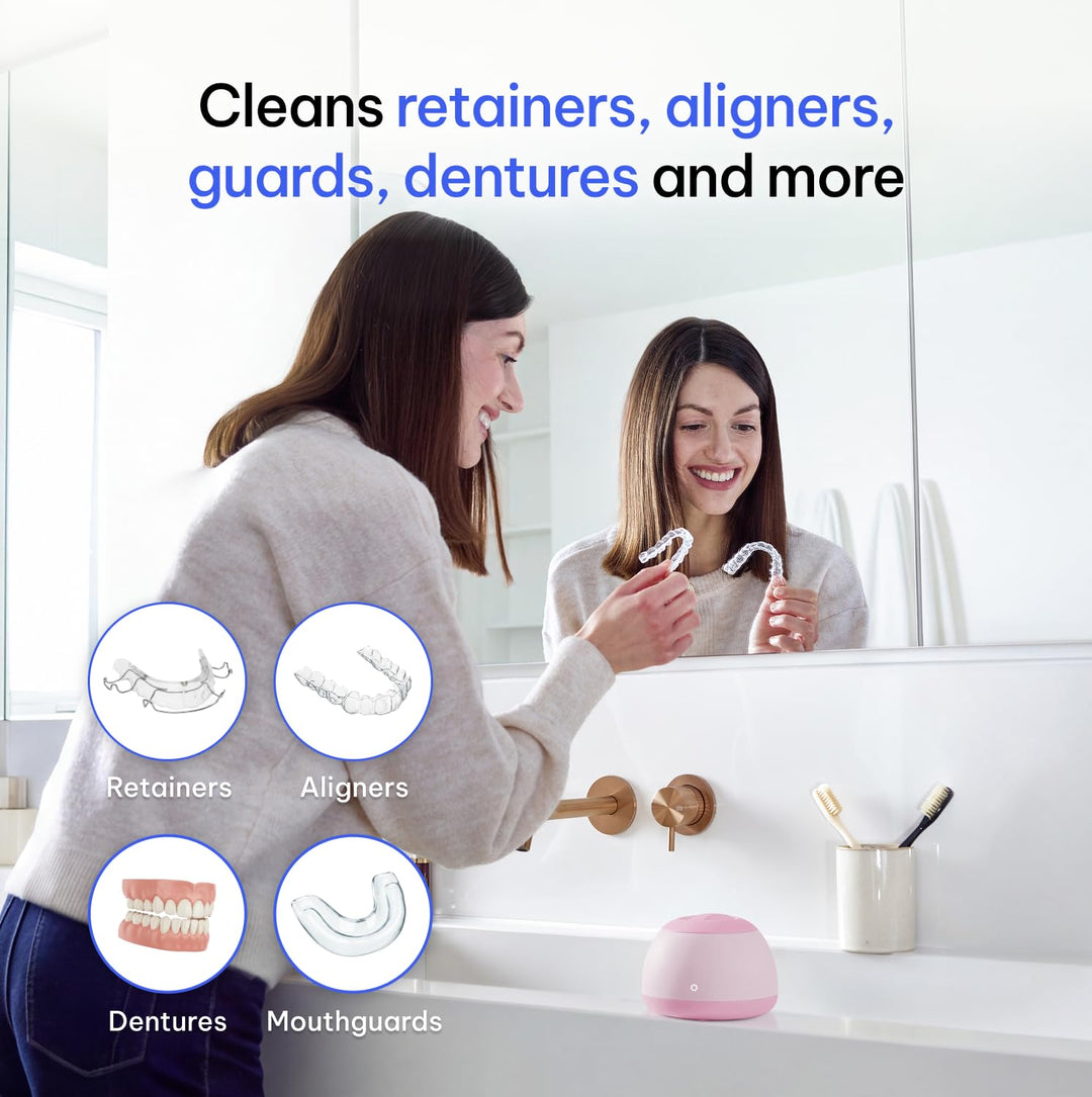 Zima Dental Pod: Máquina limpiadora ultrasónica para retenedores, a...