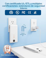 VEEKTOMX Cargador portátil con cables integrados 10000 mAh, banco d...
