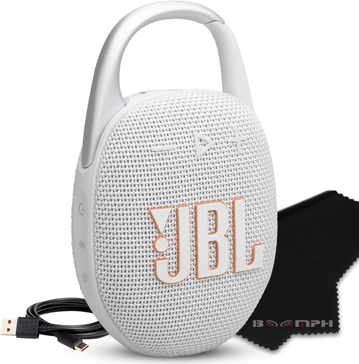 JBL Altavoz Bluetooth portátil Clip 5, IP67 impermeable y resistent...