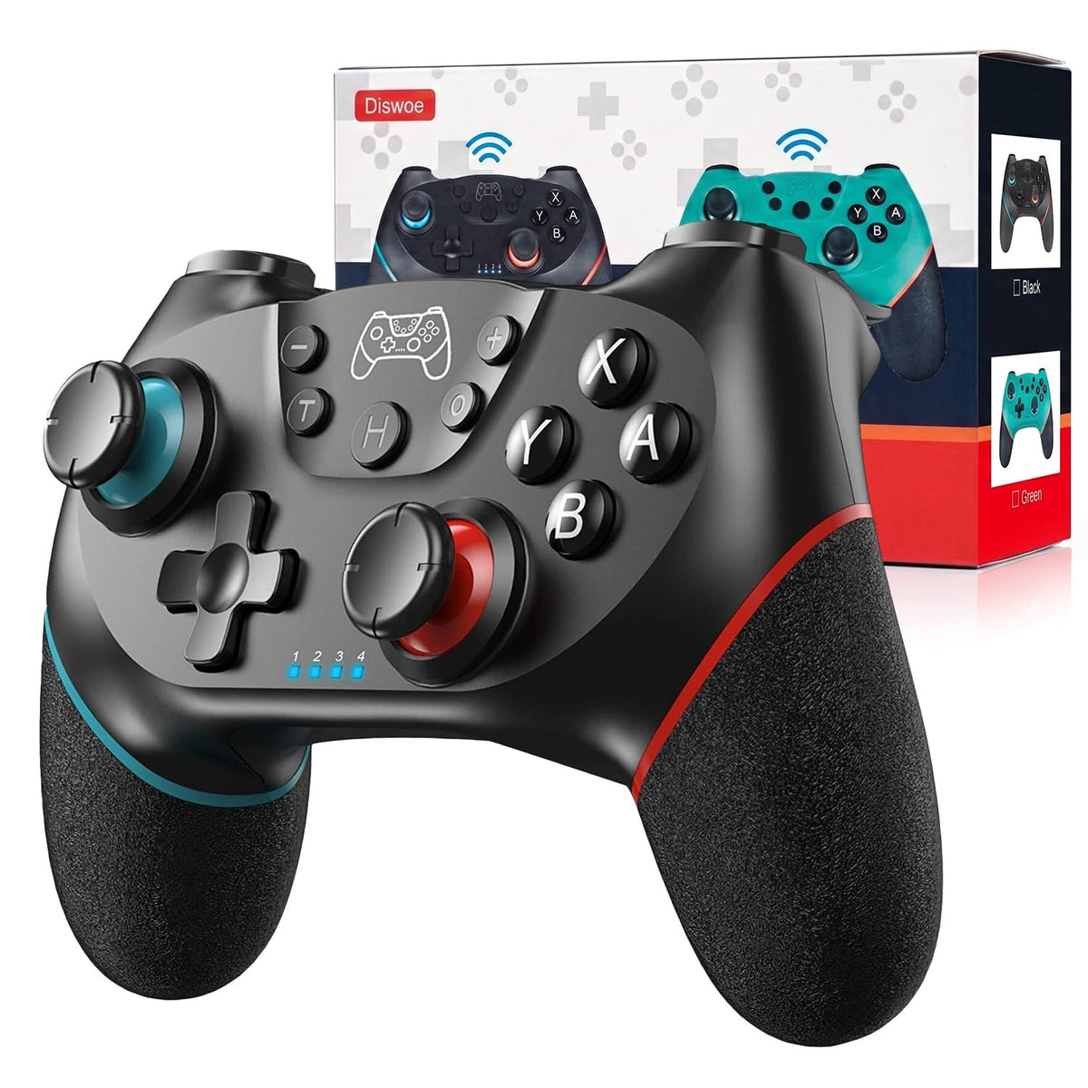 Diswoe - Control Pro inalámbrico para Switch 2, Switch, Lite y OLED