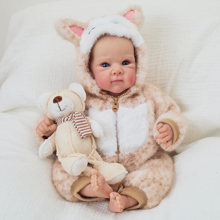 FOCKOF Muñecas realistas de bebé Reborn de 18 pulgadas, muñeca de b...