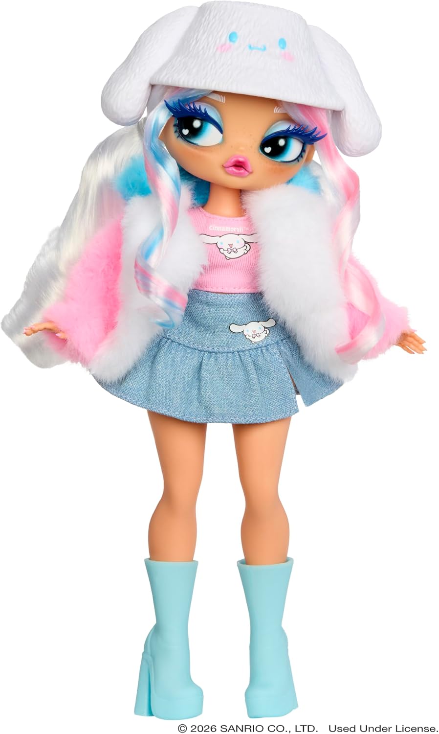 LOL Surprise OMG ama a Hello Kitty y sus amigos - Cinnamoroll - Muñeca de moda inspirada en el personaje de Hello Kitty y Friends - ¡Juega y muestra!