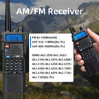 BAOFENG Radio uv5r Baofeng UV-5R |8W walkie talkies Radio jamón largo