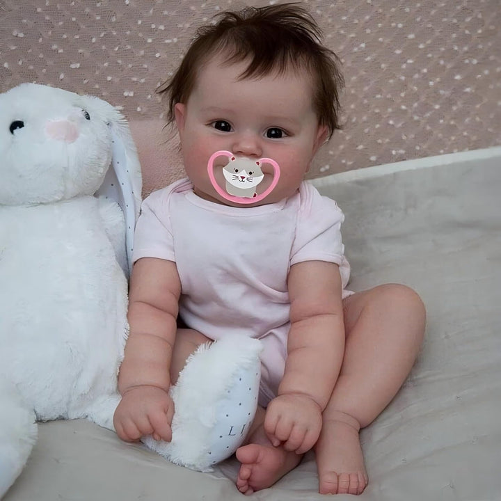 iCradle Muñeca de bebé Reborn de aspecto real y encantadora, muñeca...
