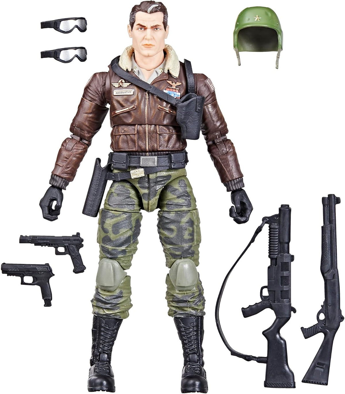 G.I. Joe Serie Clasificada General Clayton Hawk Abernathy, Figura de Acción Coleccionable, 103, Figuras de Acción de 6 Pulgadas para Niños y Niñas, con 7 Piezas de Accesorios