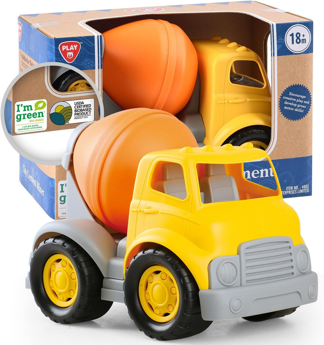 PLAY - Juego de vehículos de juguete de autobús escolar amarillo pa...