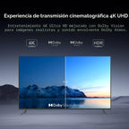 onn - Dispositivo de transmisión 4k Plus, dispositivo de transmisión ultrarrápida de Google TV, almacenamiento de 16 GB, RAM de 2 GB, remito con control de voz, solo EE. UU