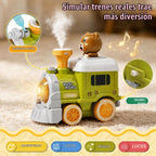 Dimoarch Juego de tren eléctrico para niños pequeños de 1, 2, 3, 4 años