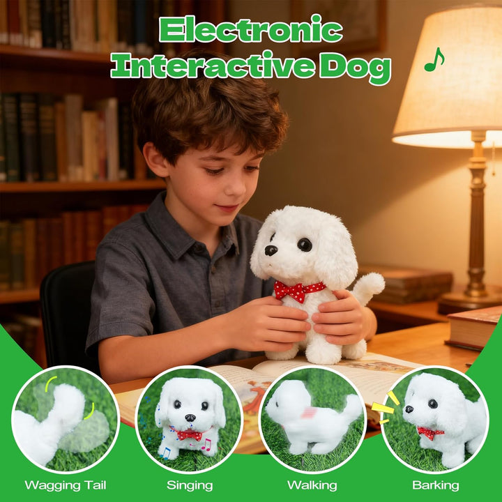 Bvrocio Juguete electrónico interactivo de peluche para