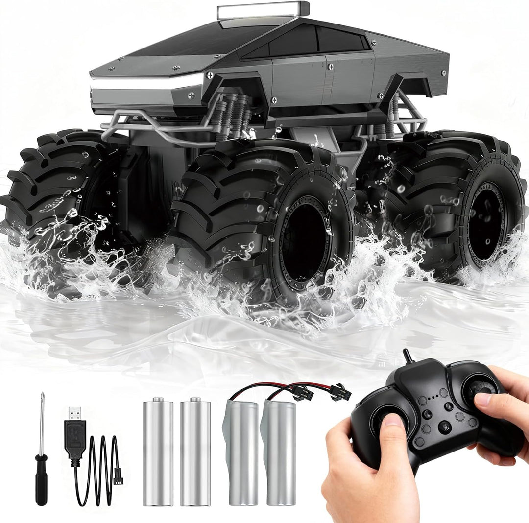 Cokzer Auto a control remoto, autos RC anfibios 1:18, camioneta tod...