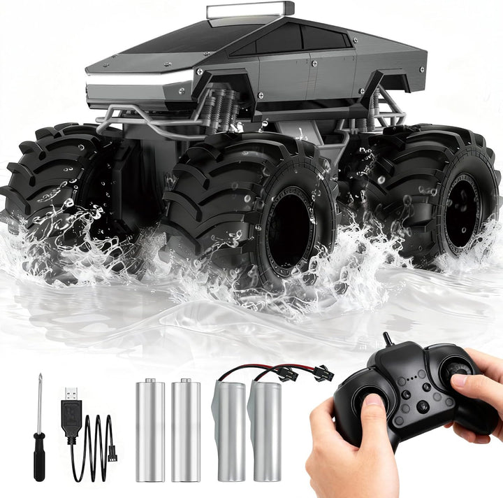 Cokzer Auto a control remoto, autos RC anfibios 1:18, camioneta tod...