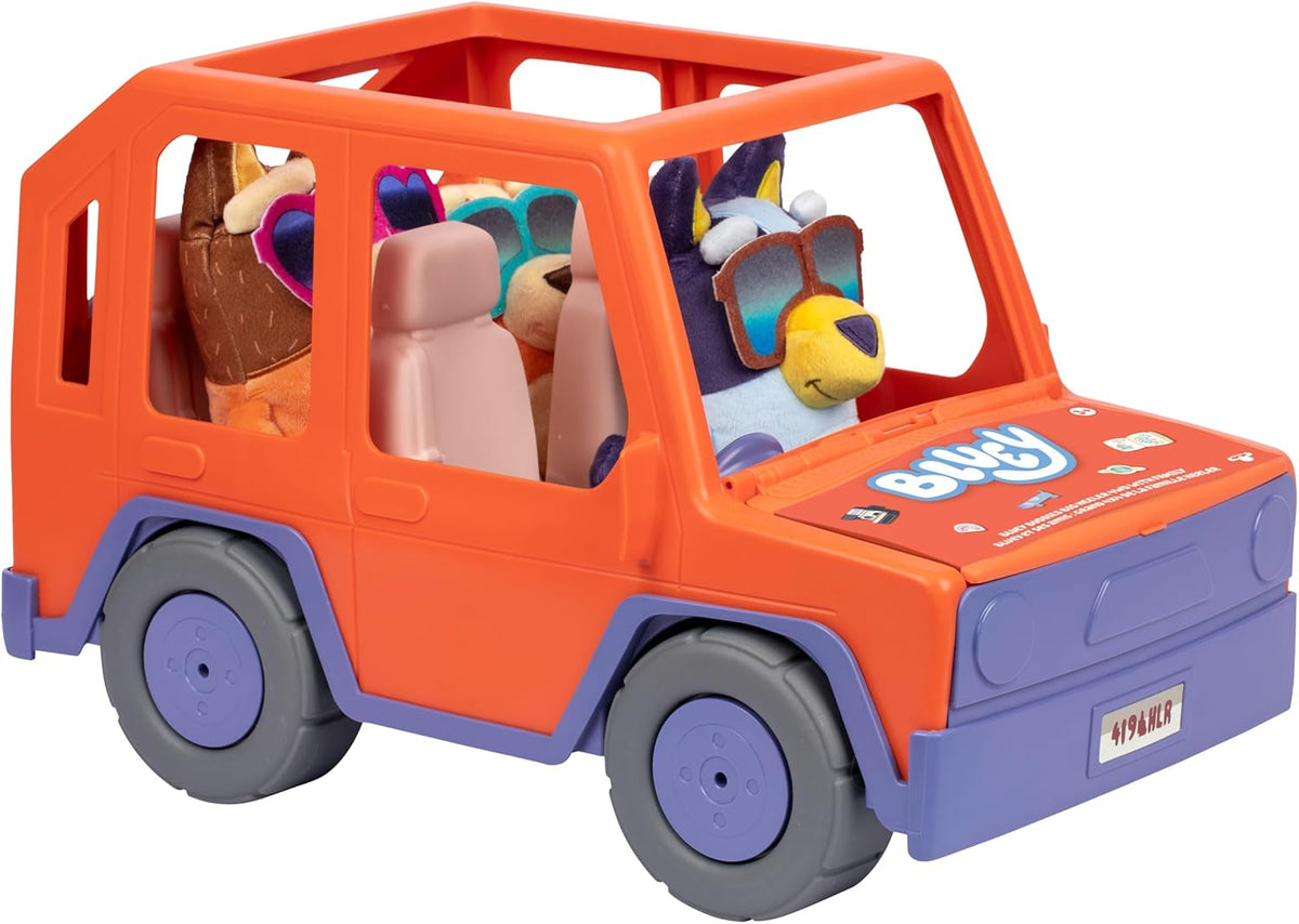 Bluey Big Heeler 4WD y juguete de coche para niños pequeños de la f...